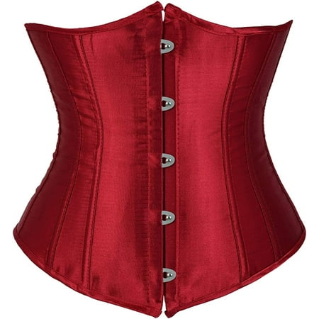 

QWZNDZGR Women s 9427 Lace Up Boned Underbust Waist Trainer Corset