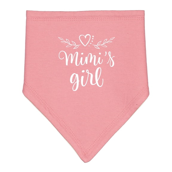 Inktastic Mimi Girl Granddaughter Baby Bandana Bib