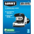 thumbnail image 4 of HART 20-Volt Cordless Random Orbit Sander and Dust Bag (Battery Not Included) New Condition, 4 of 12