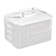 thumbnail image 1 of Organizador de albóndigas, contenedor de almacenamiento de alimentos multiusos para viajes, hogar, refrigerio Blanco 4 capas, 1 of 9