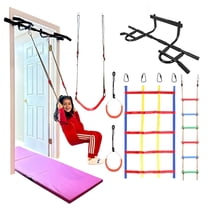 GymPros Deluxe Kids Indoor Doorway Gym 6 Piece Swing Set