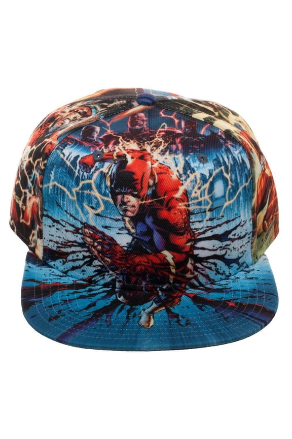 The Flash Flashpoint Sublimated All Over Print Snapback