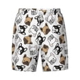 thumbnail image 4 of Lsque Mens Swim Trunks French Bulldog3 Pattern - Bathing Suit Compression Liner - Beach Swim Shorts Swimwear - (S-3XL) - Stretch Quick Dry -X-Large, 4 of 9