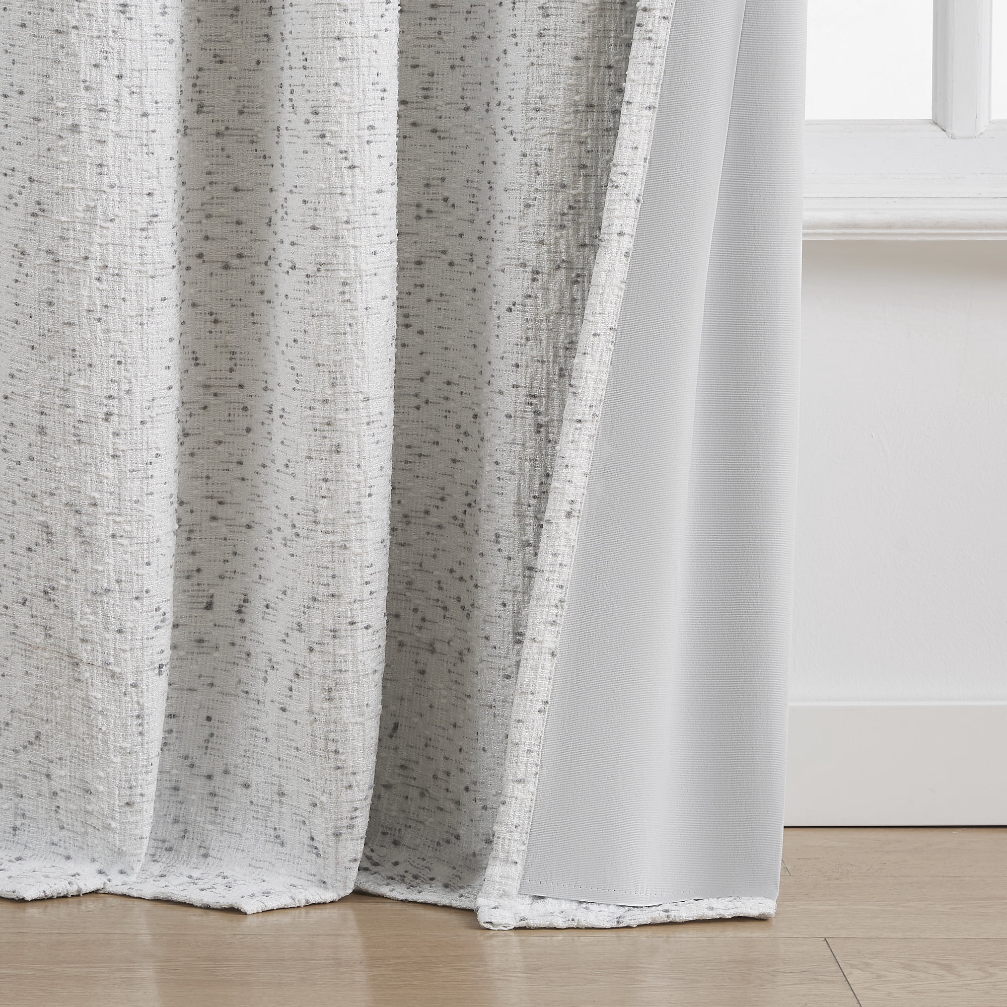 Sunshield 100% Blackout San Marco Single Curtain Grommet, 50x84, Gray
