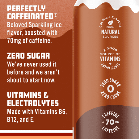 SPARKLING ICE CAFFEINE ROOT BEER 16OZ CAN *ZERO SUGAR, NATURALLY SOURCED COLORS & FLAVORS*