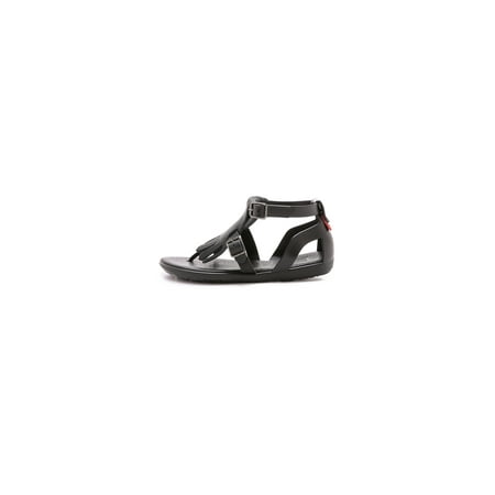 Hunter Womens org fringe t Buckle Open Toe Sport Sandals
