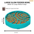 thumbnail image 4 of WHIPPY Slow Feeder Dog Bowls Anti-Choking Dog Food Bowl Anti-Slip Maze Pet Bowl for Medium Large Dogs, 4 of 7