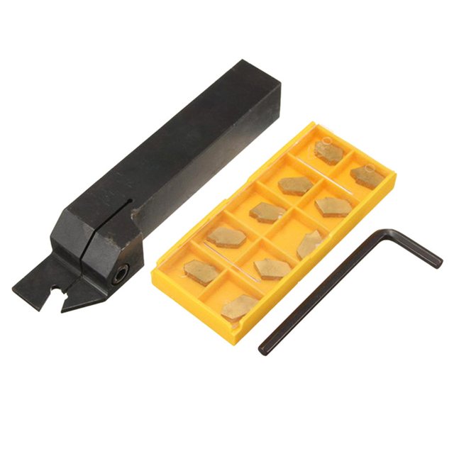 Soporte de herramienta de torneado de torno 10 piezas de inserciones de en caja + en L Macarena Porta tornos de torneado