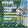 thumbnail image 2 of Bestway Hydrium 20' x 12' x 48" Steel Side Wall Above Ground Pool w/ Sand Pump & Accessories, 2 of 8