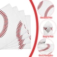 thumbnail image 3 of Elcoho 48 Pack Baseball Napkins, 13 x 13 Inch 2-Ply Disposable Baseball Paper Napkins for Sports Theme Birthday Party Supplies, Baseball Tableware Decorations, 3 of 5