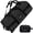 Black, variant on STOVER 80L Rolling Duffel Bag w/ Wheels, X-Large Durable Backpack + Toiletry Bag (Black)