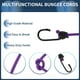thumbnail image 5 of Cuerdas Elásticas Únicas con Ganchos para Motocicletas, Remolques, Camiones, Carga, Cuerdas Elásticas Ajustables con Hebilla de Metal Púrpura 4pcs 30cm, 5 of 7