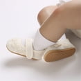 thumbnail image 5 of Caoirhny Baby Girls Princess Shoes, Soft Bow Embroidery Flower Non-slip First Walker Shoes Toddler Shoes, 5 of 5