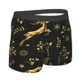 thumbnail image 3 of Junzan Christmas Gold Deers1 Mens Underwear Boxer Briefs For Men’s - Xx-Large, 3 of 9