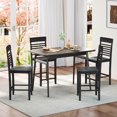 thumbnail image 2 of Costway Counter-Height Dining Chair Set of 4 with Footrests Solid Wood Frame Modern, 2 of 9