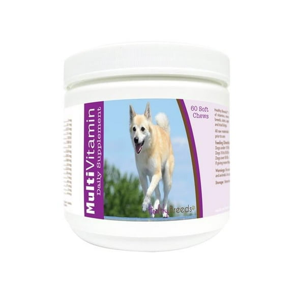 Healthy Breeds 840235171331 Norwegian Buhund Multi-Vitamin Soft Chews - 60 Count
