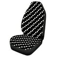 thumbnail image 5 of Jeiento Black Polka Dots Car Seat Cover for Front Seats Car Seat Protector Elastic Front Bucket Seat Covers Car Accessories Universal Fit Most Cars Sedan SUVs Van Truck, 5 of 6