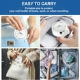 thumbnail image 7 of ACDANC UV Toothbrush Sanitizer Case,Toothbrush Sanitizer and Holder Cover Caps with Fan Drying,Rechargeable Portable Toothbrush Hygienicer Case Fits Most Electric (Black), 7 of 7
