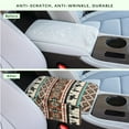 thumbnail image 4 of Renewold American Tribal Cowboy Cactus Car Center Console Cushion Cover Universal Armrest Box Mat Scratch Resistant Wear-Resistant Arm Rest Pad with Pockets Storage Bag Auto Accessories for Women, 4 of 9