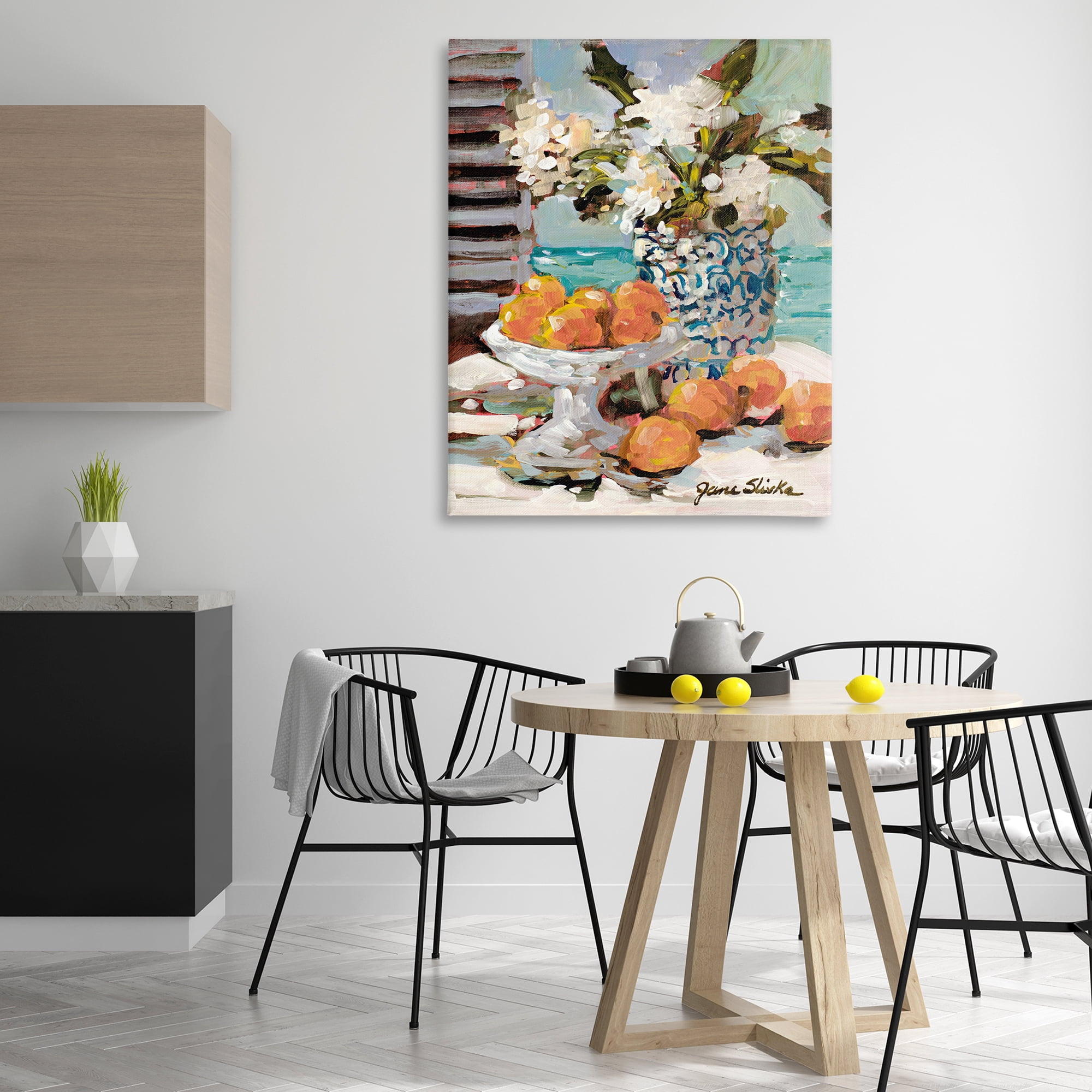 Stupell Industries Coastal Fruits Still Life Food & Beverage Painting Gallery Wrapped Canvas Art Print Wall Art, 36 x 48