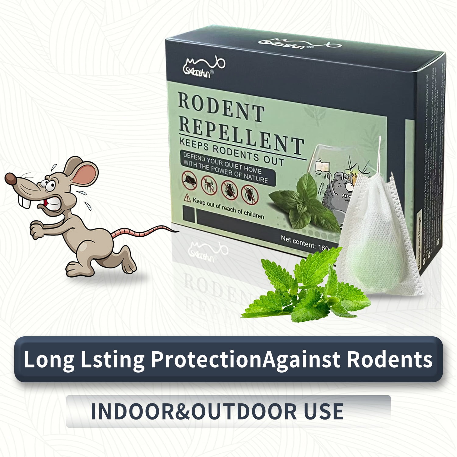 Mouse Repellent Indoor Humane - Natural Alternative to Mouse Traps - SXlianshun