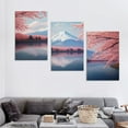 thumbnail image 4 of Nawypu  Canvas Wall Art Landscape Canvas Art Prints Snow Mountain Pictures Print on Canvas Wall Painting Stretched Artwork for Home Office Wall Decor 12''x16''X3 Panels, 4 of 4