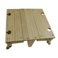 thumbnail image 2 of Mesa de Picnic Portátil DYNWAVEMX Estante Para Copas Plegable Madera, 2 of 8