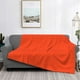 thumbnail image 2 of Fotbe Orange Manta de Franela con Estampado, Manta Ultrasuave para Cama, Sofá, Auto, Hipoalergénica y Antibolitas-40"x30", 2 of 6