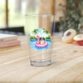 thumbnail image 2 of Hello Summer Saint Bernard at Swimming Pool Flamingo Swim Ring 16oz Pint Beer Glass Mug St Dog Lover Beer Glasses Cup - 12009, 2 of 5