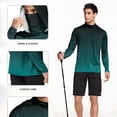 thumbnail image 6 of Dreluolixuan Fishing Shirts for Men with Hood Sun Protection UV SPF Long Sleeve Performance Quickly Dry Tee with Face Mask Lightweight Hoodie Jacket Hiking Running Work Tops, 6 of 8