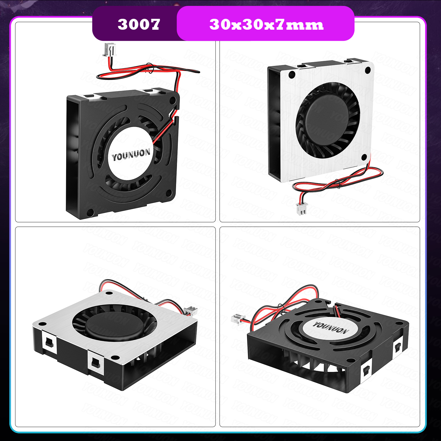 2PCS 5V USB Brushless Blower Cooling Fan USB Ventiliator Computer Case Cooler  PBT CPU Radiator USB Fan PC USB Gadgets