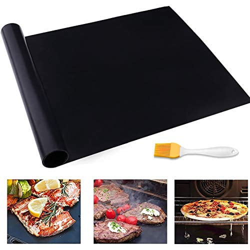 CHERAINTI Grill Mat Oven Liner 70"x16" NonStick Reusable Barbecue BBQ