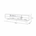 thumbnail image 5 of Mueble para TV hasta 85 Pulgadas Bossa Época Blanco y Canela con Patas Angulares y Puertas de Apertura Táctil, 5 of 5