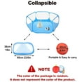thumbnail image 2 of Small Animals C&C Cage Tent, Breathable & Transparent Pet Playpen Pop Open Outdoor/Indoor Exercise Fence, Portable Yard Fence for Guinea Pig, Rabbits, Hamster, Chinchillas and Hedgehogs, 2 of 6