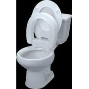 Tall-ette Hinged Elevated Toilet Seat Standard Bowl, 20-1/4 x 14-3/4 x 3-3/4 Inch, 1 Count