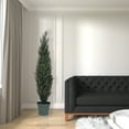 thumbnail image 3 of Vickerman 6' Artificial UV Resistant Pond Cypress Tree in Two Tone Green Pot., 3 of 3