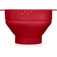 thumbnail image 4 of The   Microwave Popcorn ,  Popcorn Maker, Collapsible Bowl  & Dishwasher Safe - ( Red), 4 of 7