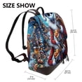 thumbnail image 2 of Goofa The Nightmare Before Christmas Pattern Leather Backpack Purse for Women Fashion Multipurpose Design Handbag Ladies Shoulder Bags Travel Backpack, 2 of 4