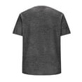 thumbnail image 7 of Yeaiivve Running T-Shirts for Men Sport Tops Moisture Wicking Athletic T Shirts Comfy Lightweight Breathable Workout Tees Shirts Gray,S, 7 of 7