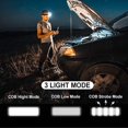 thumbnail image 3 of 6 uds Mini faros delanteros LED COB portátiles luz frontal impermeable faro de Camping con 3 modos de interruptor, 3 of 5