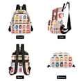 thumbnail image 4 of FORMRS Mini Backpack Purse for Women Travel Daypack Casual Shoulder Bag, Orange Jar, 4 of 7