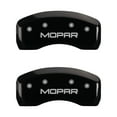 thumbnail image 2 of MGP 4 Caliper Covers Engraved Front & Rear MOPAR Black finish silver ch Fits select: 2011-2013 CHRYSLER 200 TOURING, 2008 CHRYSLER SEBRING TOURING, 2 of 2