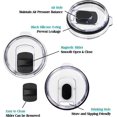 thumbnail image 2 of 4 Pack 20 oz Magnetic Tumbler Lid, Spill-Proof and Magnetic Design, 2 of 5