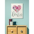 thumbnail image 3 of The Stupell Home Decor Collection Love Lives Here Flowers Heart White Wood Wall Plaque Art, 10 x 0.5 x 15, 3 of 3