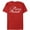 Red, variant on Toy Story Men's Pizza Planet Logo Graphic Tee,