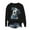 Z7-Black womens tshirts, variant on QETYUW Womens Graphic Sweatshirts Loose Fit Crew Neck Long Sleeve Sweatshirt Cute Print Pullover Holiday Casual Sweat Shirts