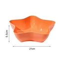 thumbnail image 6 of Hariumiu Fruit Snack Organizer Fruit Plate Five-pointed Star Design Capacity Food Grade Plastic Multi-purpose Snack Tray Easy to Clean Kitchen Supplies, 6 of 8