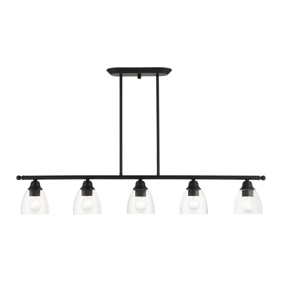 Livex Lighting - Montgomery - 5 Light Linear Chandelier in New Traditional Style