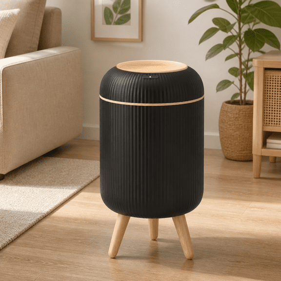 Smart Sensor Trash Can, Waterproof Automatic Plastic Waste Bin, Hygienic Hands-Free Garbage Can for Kitchen, Bathroom, Bedroom, Office & Outdoor