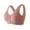 Pink, variant on Women's Comfortable And Traceless Underwear G Summer Ultra Thin Style Large Chest Small Shrinking Chest Folding Sagging Bra For Women Padded Bras